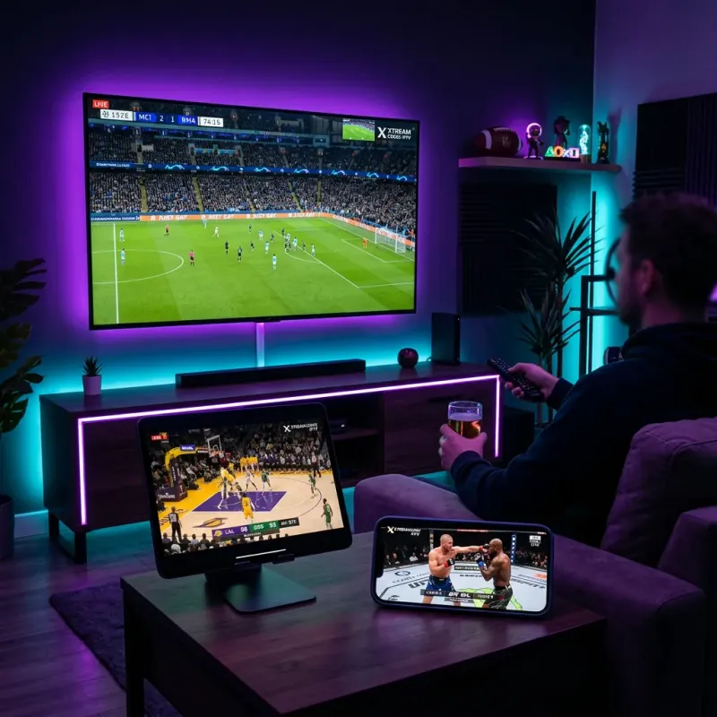 Live sports streaming on Xtream Codes — NFL, NBA, Premier League, UFC in 4K